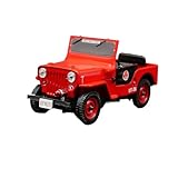 Modellauto Im Maßstab 1:43 Für Jeep Willys Feuer Patrol Polizei Auto...