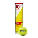 Wilson Tennisbälle, Triniti, 4 Bälle, Hülle 100% recyclebar, WRT125200