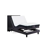 De RUCCI Motorbett, Boxspringbett mit elektrischer Verstellung, 7-Zonen...