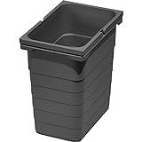 NINKA Abfallbehälter 8 Liter mit Bügelgriffen, Müllbehälter für...