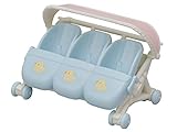 Sylvanian Families 5533 Drillings-Kinderwagen - Puppenhaus Spielset, 8.5 x...