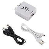 GLFLOW AV zu RF Adapter Composite Video Audio Signal Konverter 67,25 MHz...