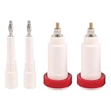 Rtxbvg 2 Paar Bananenstecker, 4 mm, 10 kV, 30 kV, Hochspannungsstecker,...