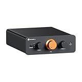 Fosi Audio P4 Mini Preamp mit 3 RCA-Eingängen,...