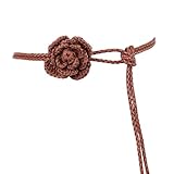 ZBIianxer Handwerk Retro Taille Kleid Taille Kabelweiche PU Ledergürtel...