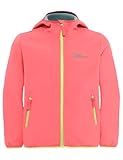 Jack Wolfskin Unisex Kinder Fourwinds Jacket Kids, Sunset Coral, 164