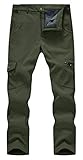 YSENTO Herren Wanderhose Wasserdicht Outdoorhose Softshellhose Winddicht...