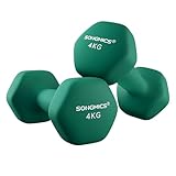 SONGMICS 2er-Set Hanteln, 2 x 4 kg Gymnastikhantel, mit matter Beschichtung...