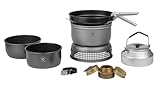 Trangia Ultralight Alu Hardanodized Sturmkocher Set mit Brenner, 2 Töpfen,...