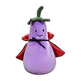 Generic Aubergine Plush Toys with Augen Mund Plüschtier Plüschpuppe...