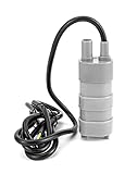 QWORK 12V Tauchwasserpumpe 840L/H 5 Maximale Wasserhöhe Mikromotor...