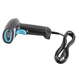 XOYIXOYI Drahtloser Barcode-Scanner, 2,4 G Übertragung, große Reichweite...
