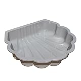 TikTakToo Sand & und Wassermuschel I Sandkasten ohne Abdeckung (1-teilig)...