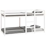 vidaXL Etagenbett, Hochbett mit Leitplanken, Stockbett für Schlafzimmer,...