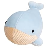 KUKUShining Blauwal Plüschtier, Süßes Weiches Beluga-Plüschtier Ozean...