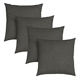 sleepling 4er Set 40 x 40 cm, Sofakissen mit Füllung und Bezug, Zierkissen...