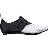 Fizik Powerstrap R4 Triathlon-Schuhe Unisex Erwachsene, Weiß/Schwarz, 44