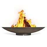 CLGarden Feuerschale 100 cm groß aus Cortenstahl 2,5 mm Feuerstelle für...