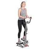 Sunny Health & Fitness Smart Twist Stair Stepper mit Lenker, Mini Stepper...