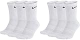 Nike 6 Paar Socken Herren Damen Weiß Grau Schwarz Tennissocken Sparset...