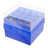 DEARMAMY Zentrifugenröhrchen Gefrierbox Kunststoff Fächer mit...