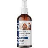 BMUT 1x 100ml Kolloidales Silberspray für Haustiere – Hund, Katze, Pferd...