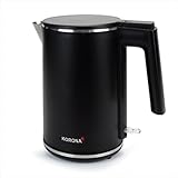 Korona 20119 Doppelwandiger Wasserkocher | 1 Liter | Hitzeabweisendes...