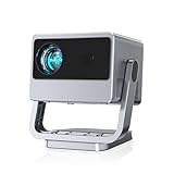 Smart Mini Beamer, VOPLLS Autofokus/Trapezkorrektur 20000 Lumen Tragbarer...