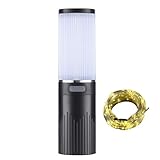 Lampen für Camping, Zeltlampe, wiederaufladbar, tragbar, LED, 2200 mAh,...