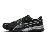 PUMA Herren Tazon 6 FM Low-Top Trainer, Puma Black-Puma Silver, 46 EU