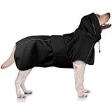 OUOBOB Hunde-Regenmantel – wasserdicht und reflektierend, verstellbare...