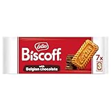 LOTUS Biscoff Karamellisierte Kekse mit belgischer Schokolade 7 Packungen...