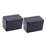 FUNOMOCYA 2 Stück Teiliges Kunststoff Visitenkartenbox mit Flip deckel...