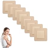 8 PCS Silikon Schaumverband 5x5 cm, Dekubitus Pflaster, Nicht Haftender...