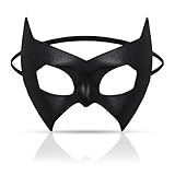 Alaxciax Batgirl Maske, Schwarze Fledermaus Augenmaske Halb Gesicht...