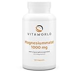 Magnesium Malat - Magnesium Malate Kapseln hochdosiert 1000mg pro Tag (120...