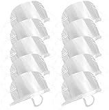 BEAUTYBIGBANG 10pcs Face Shield, Transparent Anti-Fog Spray Speichel Chef...