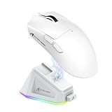 ATTACK SHARK X11 Gaming Mouse mit Magnetic Charging Dock, PixArt PAW3311...