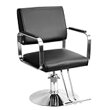ulafbwur Hydraulischer Friseurstuhl für Barbershop & Salon –...