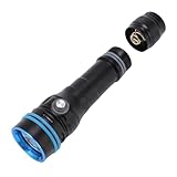 Pongnas Tauchtauch -Taschenlampe 3600LM Tauchlicht mit Kraftindikator für...