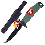 Zite Fishing Angelmesser inklusive Kunststoff Gürtel-Messerscheide -...