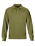 MOHEEN Herren Casual Solid Golf Shirts Outdoor Schnell Trocknend Langarm...