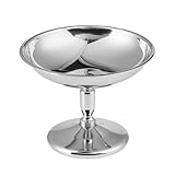 Metall-Eisbecher – Edelstahl-Dessertbecher, Dessertbecher, Metallkelche,...