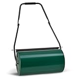 Juskys Rasenwalze Fritz 60 cm 48L / 60 kg, befüllbar mit Wasser / Sand,...