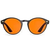 Bloomoak 99,9% Blaulicht-Blockierende Lesebrille (Schwarz, 0-fache...