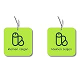 2x Duftbaum mit 'kleinen zeigen' Motiv, Auto lustig Duftspender, Duftbaum...