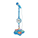 Spielzeugmikrofon mit Ständer Und für Kindergeburtstagsgeschenke, Blau
