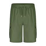 DBMZV Sommer Shorts Herren Cargo Kurze Hosen Stretch Leicht Chino...