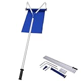 SOARS Schneeschaufel Dach, Dachschneeräumer mit Rollen & Oxford Tuch...