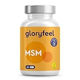 MSM Kapseln hochdosiert 365 Stück - 1600mg Methylsulfonylmethan (MSM) pro...